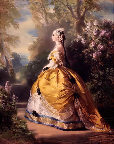 Franz Xaver Winterhalter Empress Eugeie china oil painting image